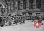 Image of German troops on city sidewalks European Theater, 1918, second 20 stock footage video 65675042458