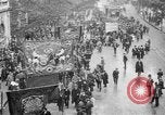 Image of Trade unionists protest high food prices during World War I London England United Kingdom, 1916, second 4 stock footage video 65675042461