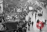 Image of Trade unionists protest high food prices during World War I London England United Kingdom, 1916, second 6 stock footage video 65675042461