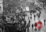 Image of Trade unionists protest high food prices during World War I London England United Kingdom, 1916, second 8 stock footage video 65675042461