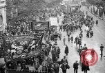 Image of Trade unionists protest high food prices during World War I London England United Kingdom, 1916, second 10 stock footage video 65675042461