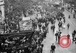 Image of Trade unionists protest high food prices during World War I London England United Kingdom, 1916, second 18 stock footage video 65675042461