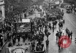 Image of Trade unionists protest high food prices during World War I London England United Kingdom, 1916, second 23 stock footage video 65675042461