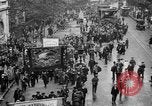 Image of Trade unionists protest high food prices during World War I London England United Kingdom, 1916, second 24 stock footage video 65675042461