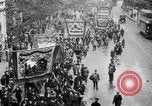 Image of Trade unionists protest high food prices during World War I London England United Kingdom, 1916, second 27 stock footage video 65675042461