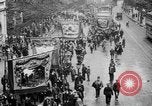 Image of Trade unionists protest high food prices during World War I London England United Kingdom, 1916, second 29 stock footage video 65675042461