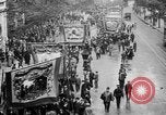 Image of Trade unionists protest high food prices during World War I London England United Kingdom, 1916, second 30 stock footage video 65675042461