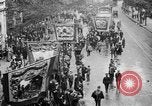 Image of Trade unionists protest high food prices during World War I London England United Kingdom, 1916, second 31 stock footage video 65675042461