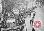 Image of Trade unionists protest high food prices during World War I London England United Kingdom, 1916, second 36 stock footage video 65675042461