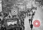 Image of Trade unionists protest high food prices during World War I London England United Kingdom, 1916, second 38 stock footage video 65675042461