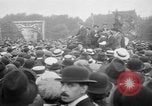 Image of Trade unionists protest high food prices during World War I London England United Kingdom, 1916, second 39 stock footage video 65675042461
