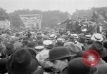 Image of Trade unionists protest high food prices during World War I London England United Kingdom, 1916, second 41 stock footage video 65675042461