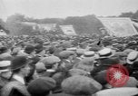Image of Trade unionists protest high food prices during World War I London England United Kingdom, 1916, second 61 stock footage video 65675042461