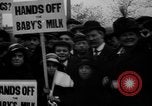Image of Londoners protesting high food prices and milk shortage London England United Kingdom, 1916, second 1 stock footage video 65675042462