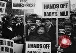 Image of Londoners protesting high food prices and milk shortage London England United Kingdom, 1916, second 9 stock footage video 65675042462