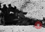 Image of British soldiers sharing Christmas pudding in trenches France, 1916, second 19 stock footage video 65675042463