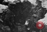 Image of British soldiers sharing Christmas pudding in trenches France, 1916, second 24 stock footage video 65675042463