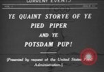 Image of Animated Uncle Sam as Pied Piper United States USA, 1918, second 1 stock footage video 65675042476