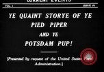 Image of Animated Uncle Sam as Pied Piper United States USA, 1918, second 4 stock footage video 65675042476