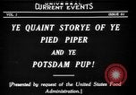Image of Animated Uncle Sam as Pied Piper United States USA, 1918, second 10 stock footage video 65675042476