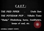 Image of Animated Uncle Sam as Pied Piper United States USA, 1918, second 27 stock footage video 65675042476