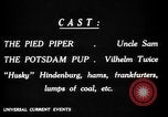 Image of Animated Uncle Sam as Pied Piper United States USA, 1918, second 29 stock footage video 65675042476