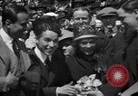 Image of Chaplin, Pickford, and Fairbanks at the Third Liberty Loan drive Washington DC USA, 1918, second 17 stock footage video 65675042480