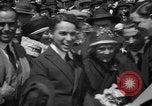 Image of Chaplin, Pickford, and Fairbanks at the Third Liberty Loan drive Washington DC USA, 1918, second 20 stock footage video 65675042480