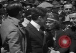 Image of Chaplin, Pickford, and Fairbanks at the Third Liberty Loan drive Washington DC USA, 1918, second 25 stock footage video 65675042480