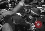Image of Chaplin, Pickford, and Fairbanks at the Third Liberty Loan drive Washington DC USA, 1918, second 29 stock footage video 65675042480