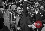 Image of Chaplin, Pickford, and Fairbanks at the Third Liberty Loan drive Washington DC USA, 1918, second 32 stock footage video 65675042480