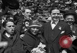Image of Chaplin, Pickford, and Fairbanks at the Third Liberty Loan drive Washington DC USA, 1918, second 36 stock footage video 65675042480