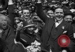 Image of Chaplin, Pickford, and Fairbanks at the Third Liberty Loan drive Washington DC USA, 1918, second 37 stock footage video 65675042480