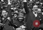 Image of Chaplin, Pickford, and Fairbanks at the Third Liberty Loan drive Washington DC USA, 1918, second 40 stock footage video 65675042480