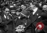 Image of Chaplin, Pickford, and Fairbanks at the Third Liberty Loan drive Washington DC USA, 1918, second 43 stock footage video 65675042480