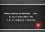 Standbild Woodrow Wilson Washington DC USA, 1917, aus Sekunde 29 historischem Filmmaterial Videoclip 65675042489