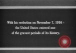 Standbild Woodrow Wilson Washington DC USA, 1917, aus Sekunde 31 historischem Filmmaterial Videoclip 65675042489