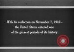 Standbild Woodrow Wilson Washington DC USA, 1917, aus Sekunde 34 historischem Filmmaterial Videoclip 65675042489