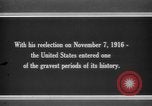 Standbild Woodrow Wilson Washington DC USA, 1917, aus Sekunde 35 historischem Filmmaterial Videoclip 65675042489
