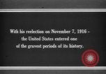 Standbild Woodrow Wilson Washington DC USA, 1917, aus Sekunde 37 historischem Filmmaterial Videoclip 65675042489