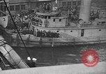 Image of Woodrow Wilson traveling to Paris Peace Conference Hoboken New Jersey USA, 1918, second 25 stock footage video 65675042490