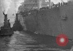 Image of Woodrow Wilson traveling to Paris Peace Conference Hoboken New Jersey USA, 1918, second 43 stock footage video 65675042490