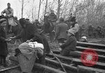 Image of French refugees with American soldiers in World War I France, 1918, second 4 stock footage video 65675042495