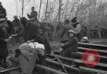 Image of French refugees with American soldiers in World War I France, 1918, second 7 stock footage video 65675042495