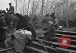 Image of French refugees with American soldiers in World War I France, 1918, second 8 stock footage video 65675042495
