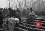 Image of French refugees with American soldiers in World War I France, 1918, second 10 stock footage video 65675042495