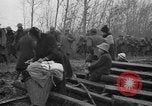 Image of French refugees with American soldiers in World War I France, 1918, second 12 stock footage video 65675042495
