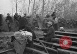 Image of French refugees with American soldiers in World War I France, 1918, second 13 stock footage video 65675042495