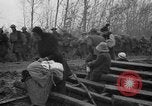 Image of French refugees with American soldiers in World War I France, 1918, second 18 stock footage video 65675042495