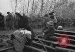 Image of French refugees with American soldiers in World War I France, 1918, second 19 stock footage video 65675042495